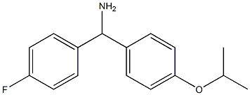 (4-fluorophenyl)[4-(propan-2-yloxy)phenyl]methanamine