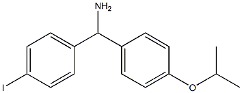 (4-iodophenyl)[4-(propan-2-yloxy)phenyl]methanamine Struktur