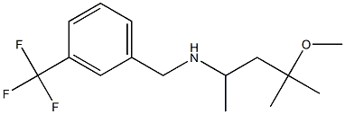 (4-methoxy-4-methylpentan-2-yl)({[3-(trifluoromethyl)phenyl]methyl})amine