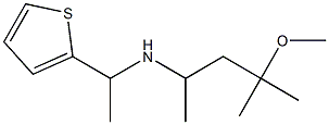 (4-methoxy-4-methylpentan-2-yl)[1-(thiophen-2-yl)ethyl]amine Structure