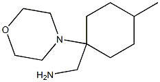 (4-methyl-1-morpholin-4-ylcyclohexyl)methylamine Structure