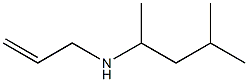 (4-methylpentan-2-yl)(prop-2-en-1-yl)amine Structure