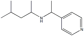  (4-methylpentan-2-yl)[1-(pyridin-4-yl)ethyl]amine