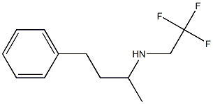 (4-phenylbutan-2-yl)(2,2,2-trifluoroethyl)amine 化学構造式