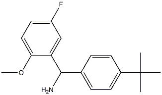  (4-tert-butylphenyl)(5-fluoro-2-methoxyphenyl)methanamine