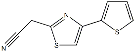 (4-thien-2-yl-1,3-thiazol-2-yl)acetonitrile Struktur