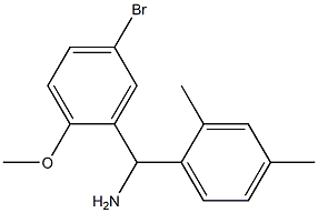 (5-bromo-2-methoxyphenyl)(2,4-dimethylphenyl)methanamine