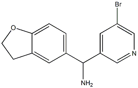  (5-bromopyridin-3-yl)(2,3-dihydro-1-benzofuran-5-yl)methanamine