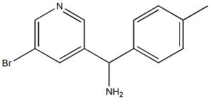 (5-bromopyridin-3-yl)(4-methylphenyl)methanamine