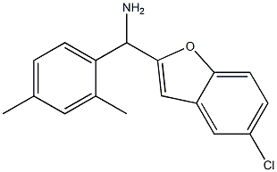  (5-chloro-1-benzofuran-2-yl)(2,4-dimethylphenyl)methanamine