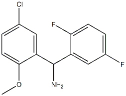 (5-chloro-2-methoxyphenyl)(2,5-difluorophenyl)methanamine