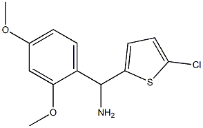 (5-chlorothiophen-2-yl)(2,4-dimethoxyphenyl)methanamine,,结构式