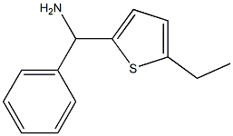 (5-ethylthiophen-2-yl)(phenyl)methanamine 结构式
