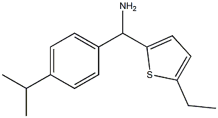 (5-ethylthiophen-2-yl)[4-(propan-2-yl)phenyl]methanamine