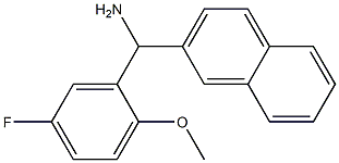  (5-fluoro-2-methoxyphenyl)(naphthalen-2-yl)methanamine
