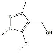 (5-methoxy-1,3-dimethyl-1H-pyrazol-4-yl)methanol 化学構造式