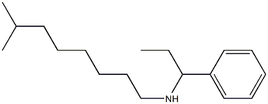 (7-methyloctyl)(1-phenylpropyl)amine Struktur