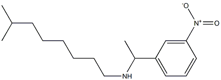 (7-methyloctyl)[1-(3-nitrophenyl)ethyl]amine Structure