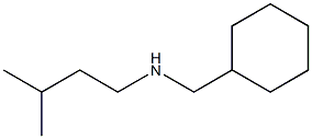 (cyclohexylmethyl)(3-methylbutyl)amine Structure