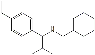 (cyclohexylmethyl)[1-(4-ethylphenyl)-2-methylpropyl]amine 结构式