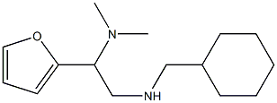 (cyclohexylmethyl)[2-(dimethylamino)-2-(furan-2-yl)ethyl]amine