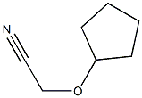 (cyclopentyloxy)acetonitrile Struktur