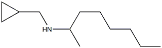 (cyclopropylmethyl)(octan-2-yl)amine Structure