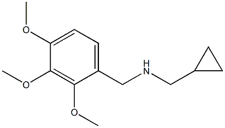 (cyclopropylmethyl)[(2,3,4-trimethoxyphenyl)methyl]amine Structure