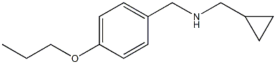 (cyclopropylmethyl)[(4-propoxyphenyl)methyl]amine