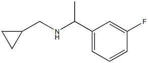 (cyclopropylmethyl)[1-(3-fluorophenyl)ethyl]amine,,结构式