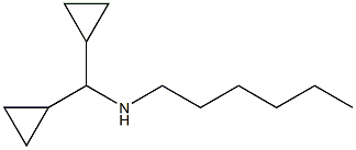 (dicyclopropylmethyl)(hexyl)amine,,结构式
