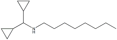 (dicyclopropylmethyl)(octyl)amine 结构式