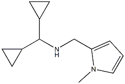 (dicyclopropylmethyl)[(1-methyl-1H-pyrrol-2-yl)methyl]amine Structure