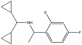 (dicyclopropylmethyl)[1-(2,4-difluorophenyl)ethyl]amine|