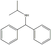 (diphenylmethyl)(propan-2-yl)amine 化学構造式
