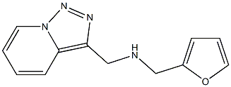 (furan-2-ylmethyl)({[1,2,4]triazolo[3,4-a]pyridin-3-ylmethyl})amine,,结构式