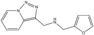 (furan-2-ylmethyl)({[1,2,4]triazolo[3,4-a]pyridin-3-ylmethyl})amine Structure