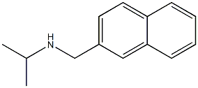 (naphthalen-2-ylmethyl)(propan-2-yl)amine 结构式