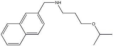 (naphthalen-2-ylmethyl)[3-(propan-2-yloxy)propyl]amine Structure