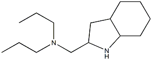 (octahydro-1H-indol-2-ylmethyl)dipropylamine Structure