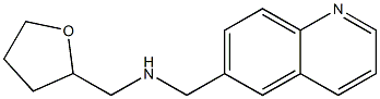 (oxolan-2-ylmethyl)(quinolin-6-ylmethyl)amine Structure