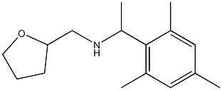 (oxolan-2-ylmethyl)[1-(2,4,6-trimethylphenyl)ethyl]amine Structure