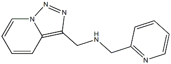 (pyridin-2-ylmethyl)({[1,2,4]triazolo[3,4-a]pyridin-3-ylmethyl})amine Structure