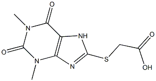 [(1,3-dimethyl-2,6-dioxo-2,3,6,7-tetrahydro-1H-purin-8-yl)thio]acetic acid