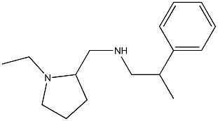 [(1-ethylpyrrolidin-2-yl)methyl](2-phenylpropyl)amine Struktur