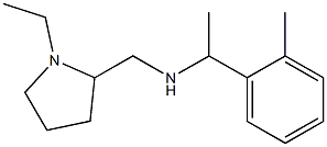 [(1-ethylpyrrolidin-2-yl)methyl][1-(2-methylphenyl)ethyl]amine Structure