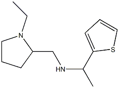 [(1-ethylpyrrolidin-2-yl)methyl][1-(thiophen-2-yl)ethyl]amine Structure