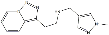 [(1-methyl-1H-pyrazol-4-yl)methyl](2-{[1,2,4]triazolo[3,4-a]pyridin-3-yl}ethyl)amine Structure