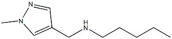 [(1-methyl-1H-pyrazol-4-yl)methyl](pentyl)amine Struktur