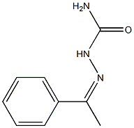 [(1-phenylethylidene)amino]urea Structure